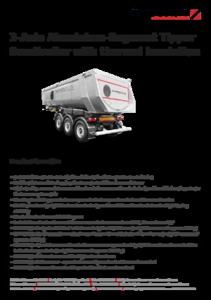 डंप ट्रेलर / टिपर सेमी ट्रेलर Schwarzmüller 3-axle aluminium segment tipper semitrailer