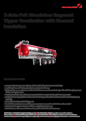 डंप ट्रेलर / टिपर सेमी ट्रेलर Schwarzmüller 3-axle full aluminium segment tipper semitrailer