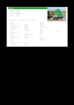 टिपिंग ट्रेलर Reisch RD-180