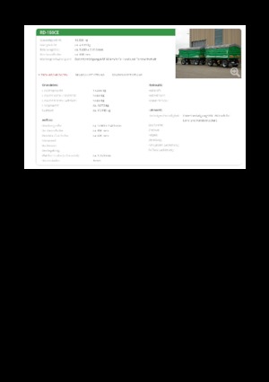 टिपिंग ट्रेलर Reisch RD-180CE