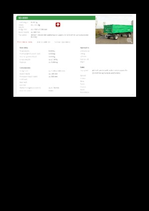 टिपिंग ट्रेलर Reisch RD-8000