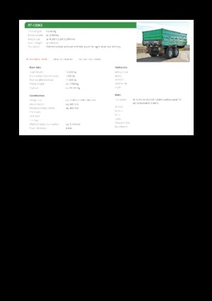 टिपिंग ट्रेलर Reisch RT-130KS