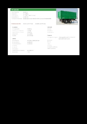 टिपिंग ट्रेलर Reisch RT-200.550