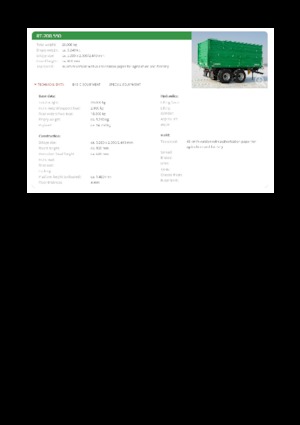 टिपिंग ट्रेलर Reisch RT-200.550