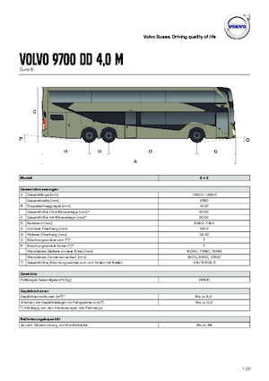 टूरिंग / मोटर कोच Volvo Buses 9700 DD