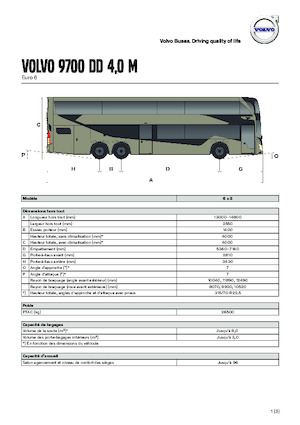 टूरिंग / मोटर कोच Volvo Buses 9700 DD