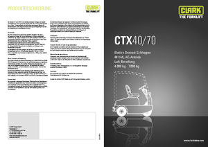 टो ट्रैक्टर Clark CTX 40