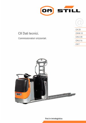 पैलेट ट्रक स्टैंड अप राइडर प्लेटफॉर्म Still CX-T