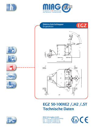टो ट्रैक्टर Miag EGZ 100 XE 2
