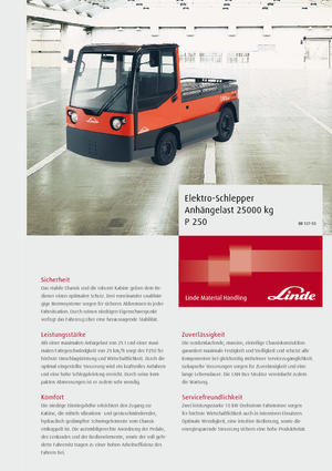 टो ट्रैक्टर Linde P250 SWB