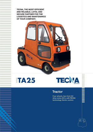 टो ट्रैक्टर Tecna TA 25