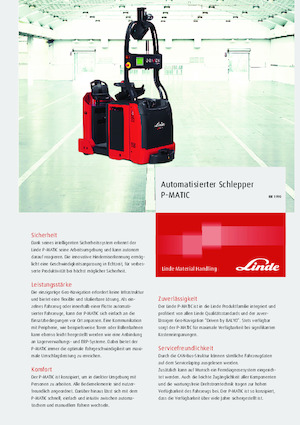 टो ट्रैक्टर Linde P-MATIC