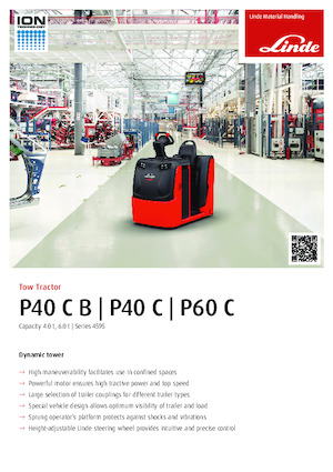 टो ट्रैक्टर Linde P40C 