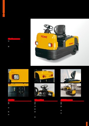 टो ट्रैक्टर TCM TRS60T-ES