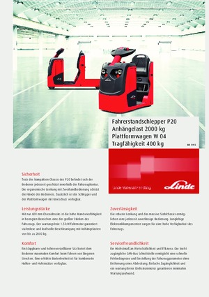 टो ट्रैक्टर Linde P20