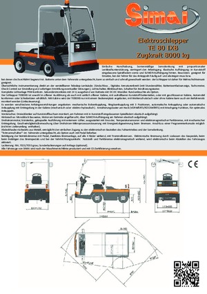 टो ट्रैक्टर Simai TE 80 IXB ac