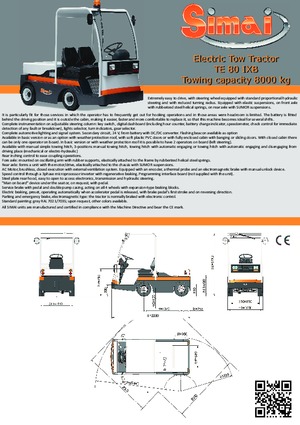 टो ट्रैक्टर Simai TE 80 IXB ac