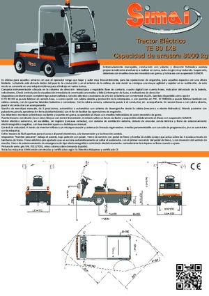 टो ट्रैक्टर Simai TE 80 IXB ac
