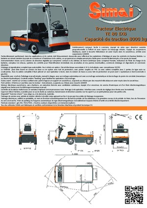 टो ट्रैक्टर Simai TE 80 IXB ac