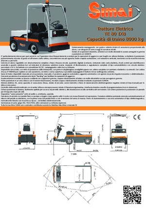 टो ट्रैक्टर Simai TE 80 IXB ac
