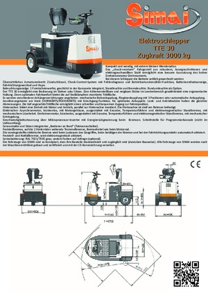 टो ट्रैक्टर Simai TTE 30 ac