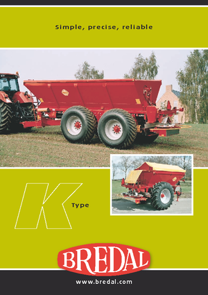 फर्टिलाइज़र स्प्रेडर Bredal K 105