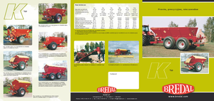 फर्टिलाइज़र स्प्रेडर Bredal K 105