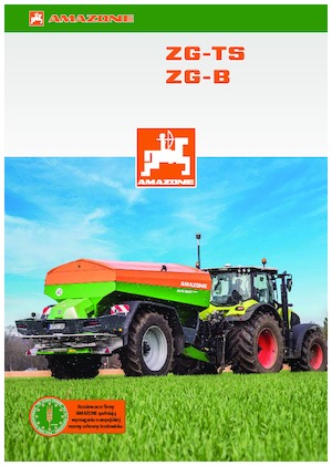 फर्टिलाइज़र स्प्रेडर Amazone ZG-TS 7501