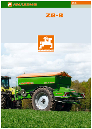 फर्टिलाइज़र स्प्रेडर Amazone ZG-B 5500 