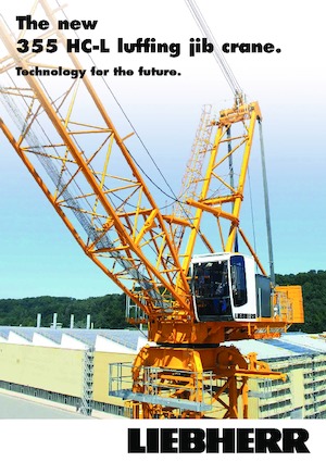 टावर क्रेन - लफिंग बूम - टॉप-स्लीविंग Liebherr 355 HC-L 16/32 Litronic