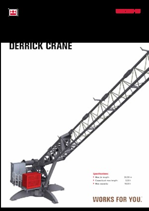 टावर क्रेन - लफिंग बूम - टॉप-स्लीविंग TEREX CRANES CDK 100-16