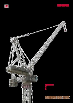 टावर क्रेन - ट्रॉली बूम - टॉप-स्लीविंग Terex Comedil (Zeppelin) CTL 340-24