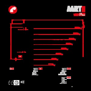 टावर क्रेन - ट्रॉली बूम - टॉप-स्लीविंग Raimondi MRT223
