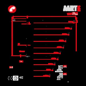 टावर क्रेन - ट्रॉली बूम - टॉप-स्लीविंग Raimondi MRT294