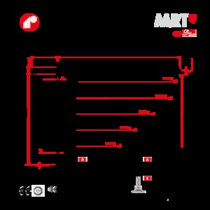 टावर क्रेन - ट्रॉली बूम - टॉप-स्लीविंग Raimondi MRT42