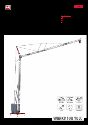 टावर क्रेन - ट्रॉली बूम - बॉटम-स्लीविंग TEREX CRANES CSE 36