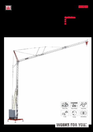 टावर क्रेन - ट्रॉली बूम - बॉटम-स्लीविंग TEREX CRANES CSE 40