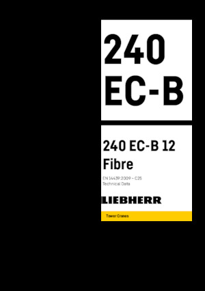 टावर क्रेन - ट्रॉली बूम - टॉप-स्लीविंग Liebherr 370 EC-B 16 Fibre