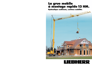 टावर क्रेन - ट्रॉली बूम - बॉटम-स्लीविंग Liebherr 13 HM