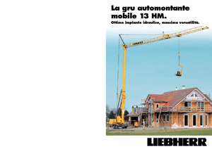 टावर क्रेन - ट्रॉली बूम - बॉटम-स्लीविंग Liebherr 13 HM