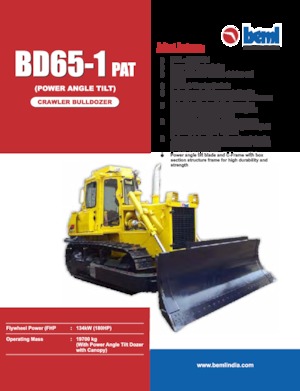बुलडोजर Beml BD65-1 PAT