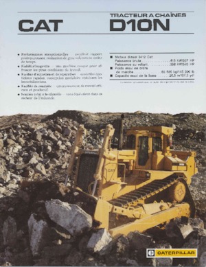 बुलडोजर Caterpillar D 10 N