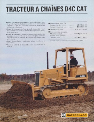 बुलडोजर Caterpillar D 4 C
