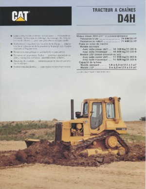 बुलडोजर Caterpillar D 4 H MPS