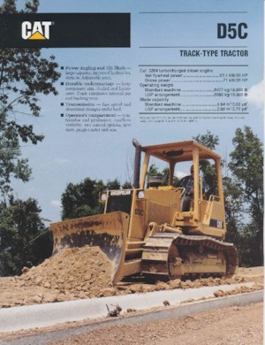 बुलडोजर Caterpillar D 5 C