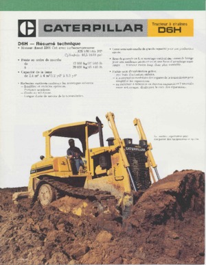बुलडोजर Caterpillar D 6 H DPL