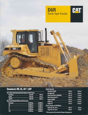 बुलडोजर Caterpillar D 6 R LGP