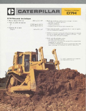 बुलडोजर Caterpillar D 7 H DPS