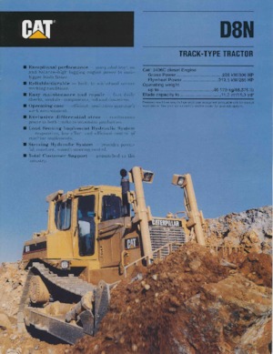 बुलडोजर Caterpillar D 8 N