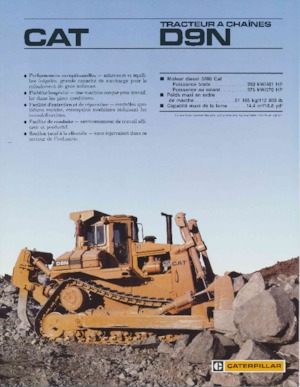 बुलडोजर Caterpillar D 9 N